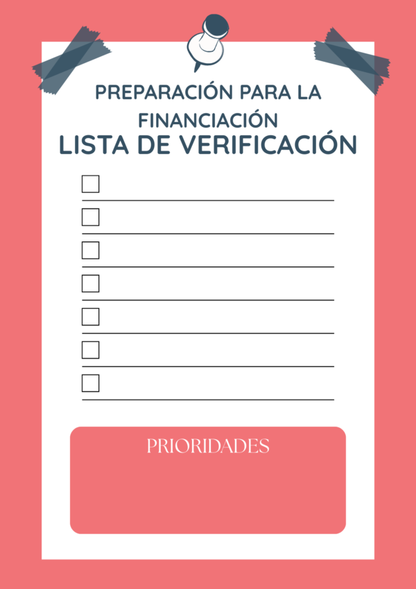 Funding Readiness Checklist - Spanish