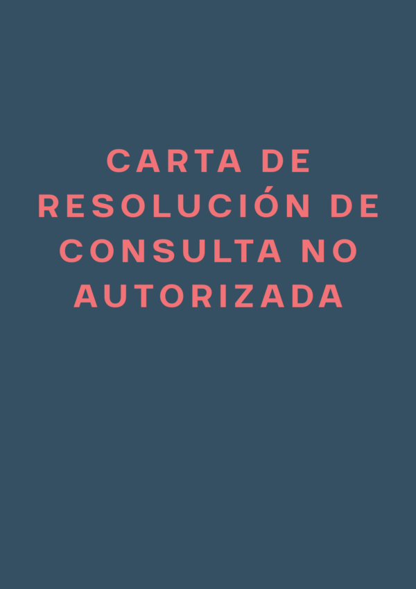 Unauthorized Inquiry Settlement Letter – Spanish