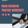 Mock Interview Practice Worksheet™ (EN)