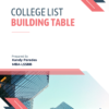 College Selection & Comparison Table™ (EN)