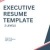 Executive Resume Templates — 2 Levels™ (EN)