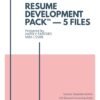 Resume Development Pack™ — 5 Files (EN)