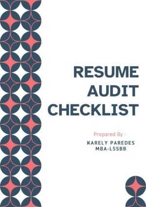 Resume Audit Checklist™ (EN)