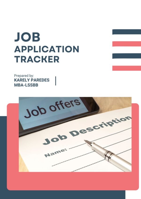Job Application Tracker — Excel™ (EN)