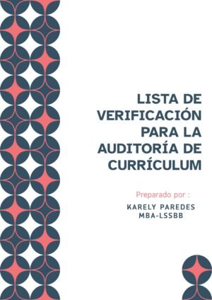 Lista de Verificación de Auditoría de Currículum™ (ES)