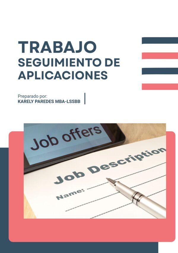 Job Application Tracker — Excel™ (EN)