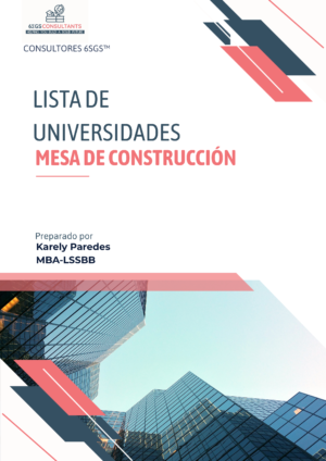 (Spanish) (3) Tabla de Selección y Comparación de Universidades™ (ES)