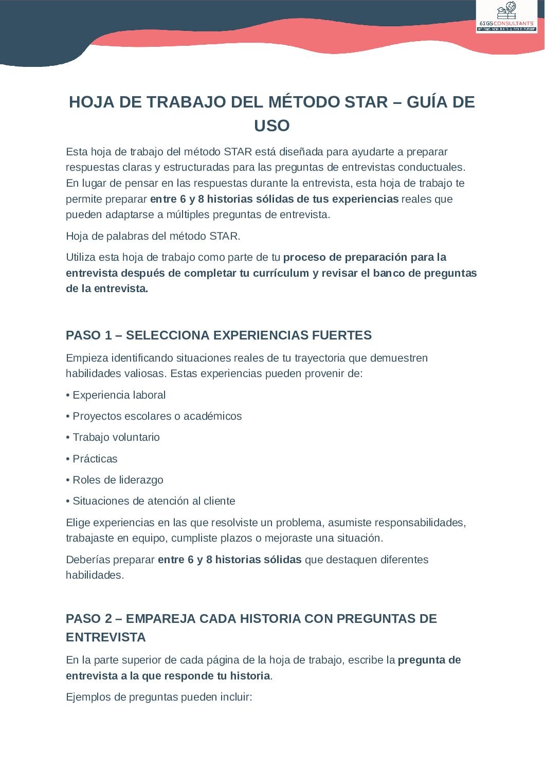 STAR Method Interview Worksheet™ (EN)