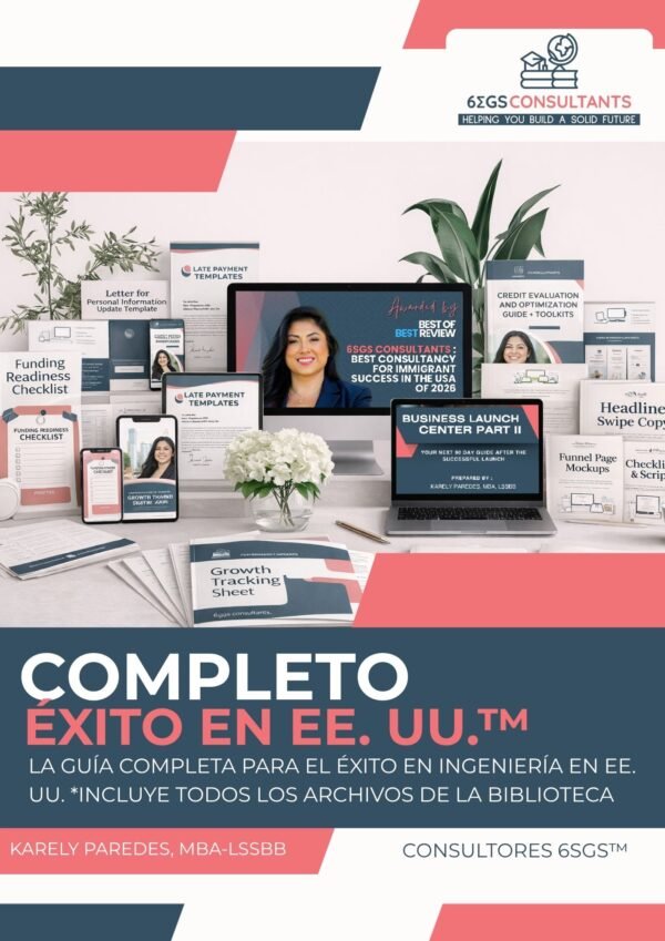 complete Biblioteca Completa de Éxito 6SGS™ — Negocios, Crédito, Carrera y Éxito Estudiantil (ES)